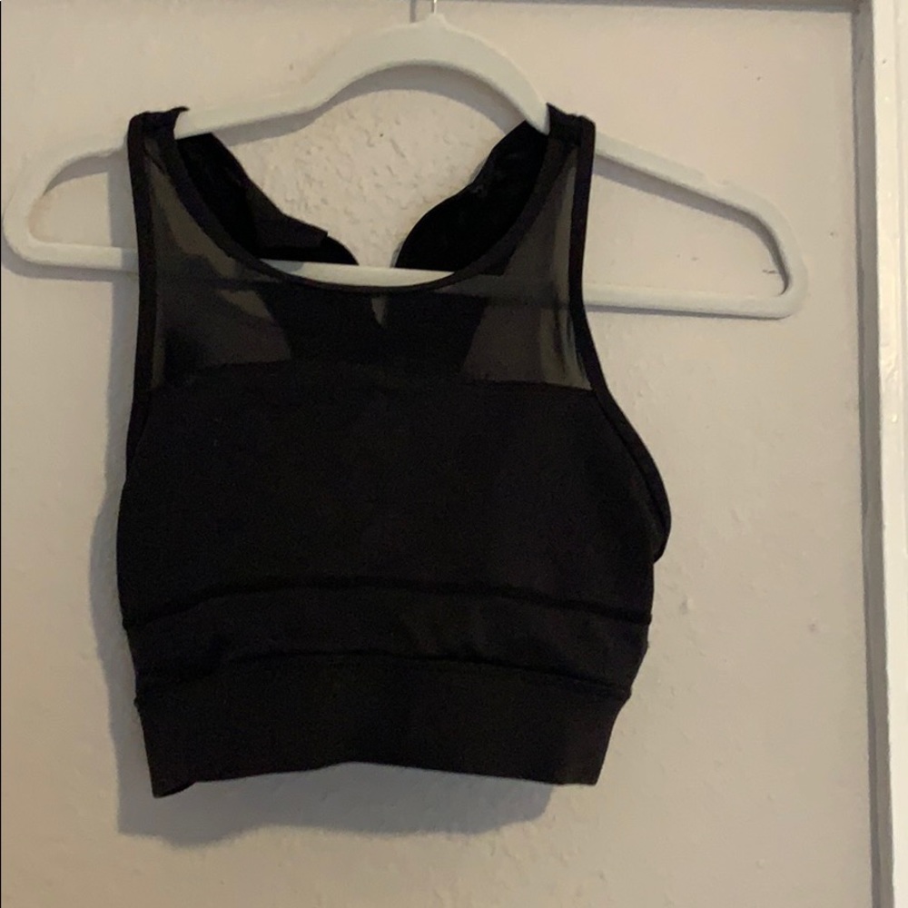 ZYIA black sports bra/crop!